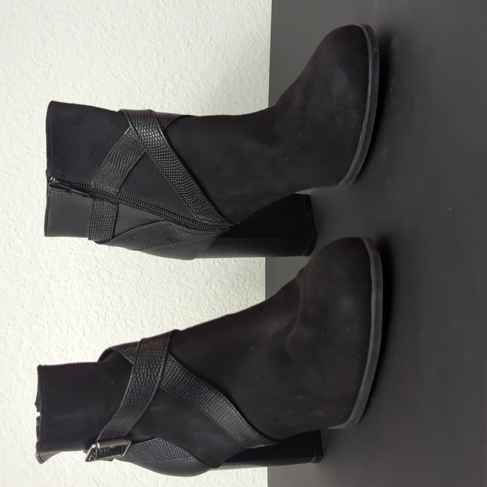 Christian Siriano ankle boots, 7.5, black